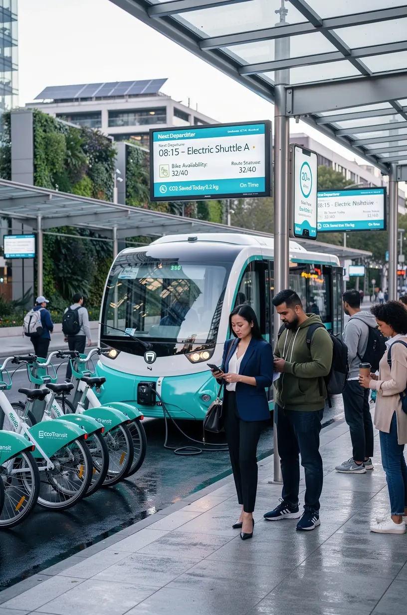 Air quality monitoring technology enhancing urban health.