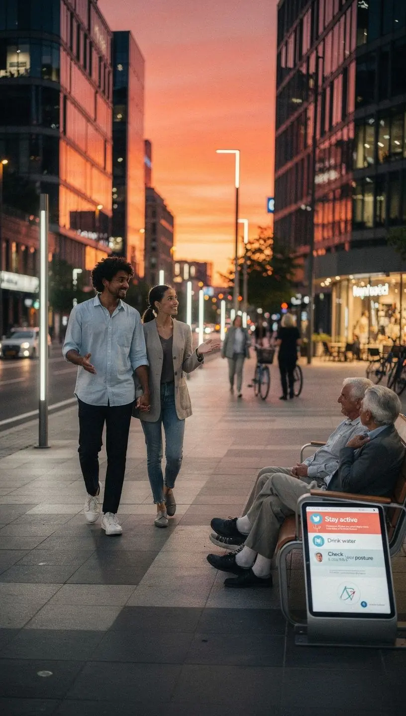 Green roofs enhancing urban sustainability in residential areas.
