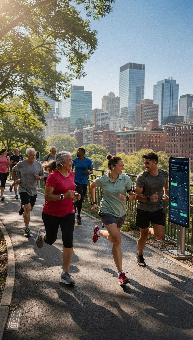 Smart waste management system in an urban setting